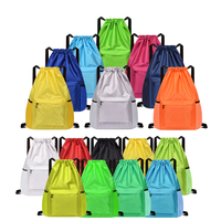 Polyester Bundle poche course sac à dos Portable étanche Shopping Pack hommes femmes Sports de plein air Gym Nylon sac à bandoulière