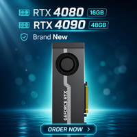 Kartu Grafis RTX 4090 48GB RTX 4080 16GB untuk Pelatihan AI, Gaming 8K, GPU OEM Grosir Langsung dari Pabrik