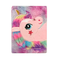 Livre personnalisé licorne doux et en peluche, fil d'impression, pour Journal A5, Kawaii, cadeau d'anniversaire, vente en gros