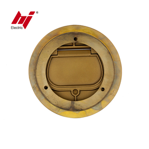 Ul được liệt kê vòng brass lõm bản lề hộp sàn với ổ cắm - Product Image 4