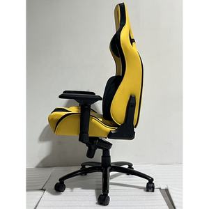 Función Walkaway bloqueable Pro <span class=keywords><strong>Gamer</strong></span> <span class=keywords><strong>Silla</strong></span> de juegos de oficina de tamaño grande Servicio DDP 4D Reposabrazos Cadeira <span class=keywords><strong>Gamer</strong></span> <span class=keywords><strong>Silla</strong></span> de juegos amarilla - Product Image 3