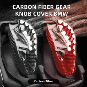 Cubierta de Palanca de Cambios de Fibra de Carbono Real, Accesorio Interior para BMW M2 M3 M4 X3M F97 X4M F98 X5M F95 X6M F96 2021-2025 - Product Image 2