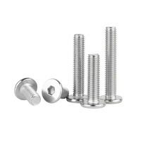 Vente en gros d'usine Vis à tête hexagonale à profil bas en acier inoxydable 304 Métrique Tête ultra-fine M2 à M8