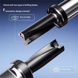 MRCM Personalizar 14 15 16 mm U-Drill Perforación Cnc Torno Indexable Carburo Tungsteno <span class=keywords><strong>Auger</strong></span> U Brocas para Acero - Product Image 2