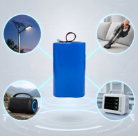 Batterie rechargeable au lithium-ion 3S2P 11.1V 10Ah avec BMS 10A de protection pour alimentation de lumière LED et caméra CCTV
