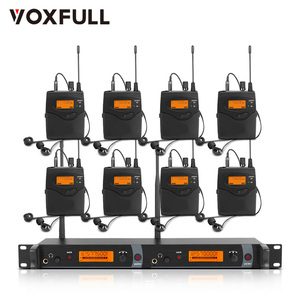 Hệ thống tai nghe giám sát âm thanh chuyên nghiệp không dây 2 kênh Voxfull DM2000-8 - Product Image 1