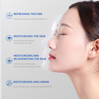 Masque en tissu hydratant profond anti-âge à l'acide hyaluronique et au ginseng Ovilz Botany OEM