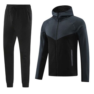 Sudadera con capucha de alta calidad para hombre, estilo club de fútbol, con media cremallera, tipo suéter. - Product Image 1
