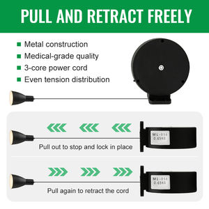 ม้วนเก็บ<span class=keywords><strong>สาย</strong></span>ไฟแบบสปริง ยี่ห้อ Mella รุ่น Round สำหรับโคมไฟเพดาน ความยาว 1.8 เมตร - Product Image 4