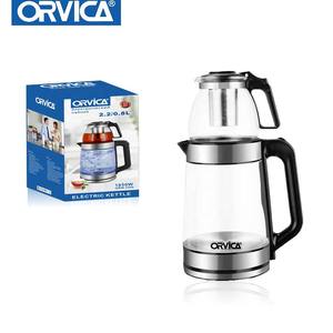 Hervidor Eléctrico Inteligente de Doble Pared de 2L, Portátil para Uso en el Hogar y Hoteles, con Control de Temperatura - Product Image 1