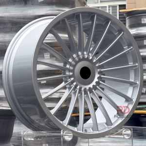 Rines de Aleación Forjados Personalizados Monoblock 4x108 5x120 5x112 de 17 18 19 Pulgadas en Plata para Autos <span class=keywords><strong>Alpina</strong></span> <span class=keywords><strong>BMW</strong></span> E60 E39 E38 <span class=keywords><strong>E34</strong></span> - Product Image 4