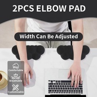 Nouveaux protège-coins antidérapants en forme de L, repose-poignets pour clavier et souris en mousse à mémoire de forme PORON, coussinets de bord pour jeux et bureau