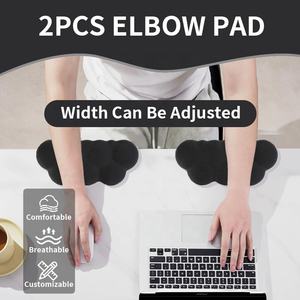 Nouveau tapis de souris en PORON antidérapant en forme de L avec coussinets de bord pour clavier à mémoire de forme, <span class=keywords><strong>repose</strong></span>-poignet pour jeux et <span class=keywords><strong>bureau</strong></span> - Product Image 2