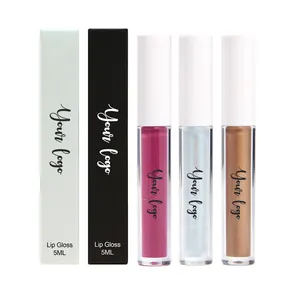 Emballage de brillant à lèvres cosmétique Vendeur Offre Spéciale Rouge à lèvres liquide Fashion Bulk Custom Logo Matte Lip Gloss Kit