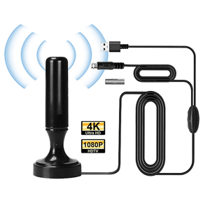 <span class=keywords><strong>Antena</strong></span> UHF de Barra <span class=keywords><strong>para</strong></span> HDTV, <span class=keywords><strong>Antena</strong></span> de TV de Plástico con Base Magnética, Amplificador de Señal <span class=keywords><strong>para</strong></span> Antenas de TV de Alta Definición <span class=keywords><strong>para</strong></span> <span class=keywords><strong>Interiores</strong></span> y Exteriores - Product Image 1