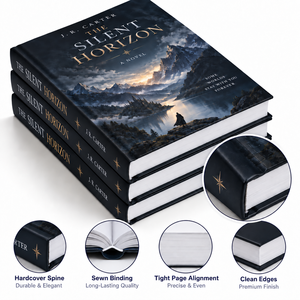Stampa Personalizzata di Libri con Copertina Rigida, Libri di Narrativa in Bianco e Nero con Rilegatura a Filo <span class=keywords><strong>per</strong></span> Editor e Autori - Product Image 3