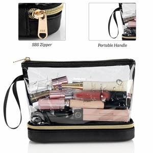 Travel Makeup <b>Bag</b>, Clear Cosmetic <b>Bag</b> <b>Make</b> <b>up</b> Organizer Toiletry <b>Bag</b>, Waterproof Pouch for Women Purse Travel Makeup <b>Bag</b> - Product Image 5