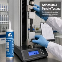 FD-6000 Mastic silicone structurel monocomposant à durcissement neutre pour le collage de murs-rideaux, verre, pierre et panneaux d'aluminium