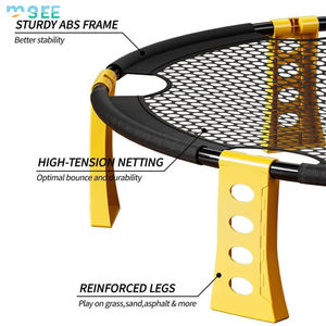 SeeMore Ensemble de jeux de plage personnalisable avec logo, jeu de rebond, volley-ball de plage pour la famille, enfants et adultes, ensemble de Spike Ball, ballon de plage - Product Image 3