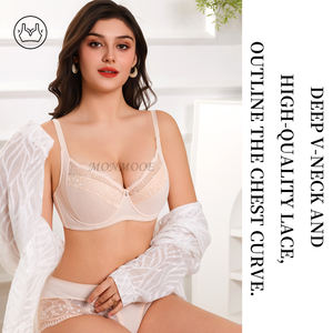 Nuovo <span class=keywords><strong>Completo</strong></span> <span class=keywords><strong>Intimo</strong></span> in Pizzo Dolce Senza Ferretto e Senza Segni per Seno Grande o Piccolo - Product Image 4