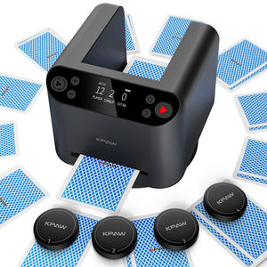 Machine Automatique de Distribution de Cartes 1 à <span class=keywords><strong>4</strong></span> Paquets de Cartes Rapide Précise & Stable Distribution Fluide Table de Jeu de Cartes de Casino pour Texas Hold'em - Product Image 2