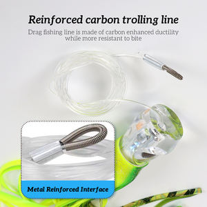 Tolure leurres à la traîne 110g 160g jupes de pieuvre appâts eau salée grand jeu Marlin tête en plastique leurres de pêche - Product Image 5