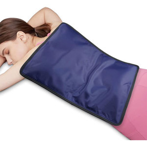 Reusable Full Back Gel Ice Pack Wrap Blue One Size Cold Compress for Back Pain Relief Swelling and Bruises