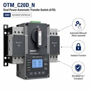 Interruttore di Trasferimento Automatico ABB Serie OTM 32-2500A 3P 4P ATS 230V 400V 690V con Protezione da Cortocircuito SCCR, Certificato CE IEC, Disponibile in Fabbrica - Product Image 2