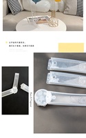 Nouveau design triangle base latex ballon table support pour sol ballon bouquet colonne support
