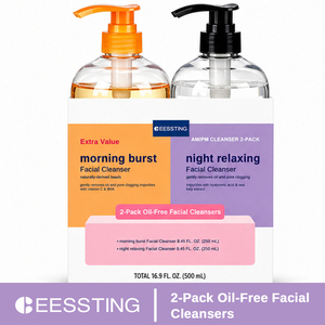 Limpiador Facial Diario con Fórmula Suave y Logotipo Personalizado, Control de Grasa, Iluminador, Paquete de 2 Limpiadores Faciales Sin Aceite - Product Image 5