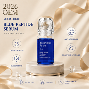 Sérum facial au peptide bleu OEM 10 ml, essence hydratante pour le soin de la peau au peptide de cuivre, étiquette privée, logo personnalisé - Product Image 4
