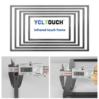 YCLTOUCH sensor sentuh inframerah, rangka sentuh inframerah 55 inci plug and play untuk komputer
