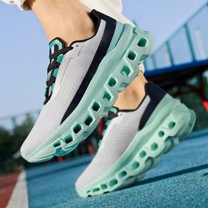 Chaussures de sport décontractées tendance, nouvelle collection, avec amorti, respirantes, tige en tissu extensible, doublure en maille antidérapante, légères, en PVC - Product Image 2