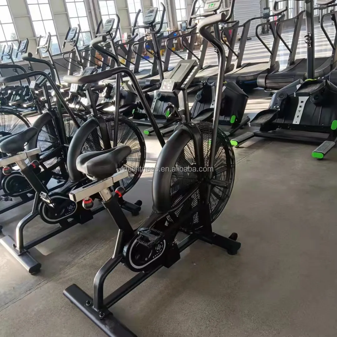 Mesin peralatan kebugaran komersial kualitas tinggi rantai kebugaran gym latihan olahraga sepeda udara