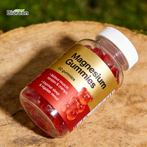 Kostenlose Proben Zuckerfreie Vitamin B6 D3 Stress-Gummis Schlaf-Melatonin-Gummis 400Mg Magnesiumglycinat-Gummis - Product Image 2