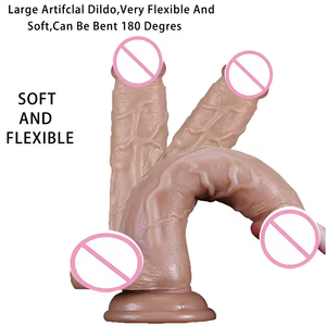 Dildo de PVC Suave Transparente con Fuerte Ventosa para Mujeres, Hombres y Juegos Sexuales para Adultos - Product Image 5