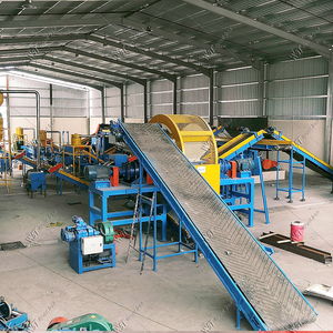 Déchiqueteuse de pneus efficace pour le traitement du caoutchouc Prix compétitif Machine de recyclage de pneus Usine manufacturée à moteur central - Product Image 2