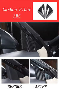 Accessoires de protection de <span class=keywords><strong>panneau</strong></span> intérieur en fibre de carbone pour voiture automatique pour Toyota Camry 2018-2023, matériau ABS, <span class=keywords><strong>bois</strong></span> et plastique - Product Image 5