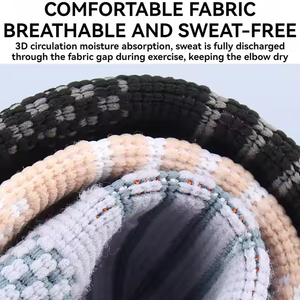 Venta al por mayor de Neopreno Ajustable Elástico Codo Manga Brace Transpirable Rodillera Desmontable Correa de Compresión Protector Pierna Protector - Product Image 4