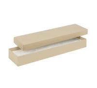 Hot New Custom Eco Corrugated Board Paper Box Kraft Paper Square Cardboard Jewelry Case Wholesale for Supermarket Use