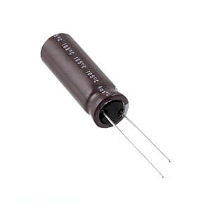 Condensateur traversant à allogement radial CAP ALUM 1000UF 20% 16V UPJ1C102MPD – Distributeur agréé - Product Image 1