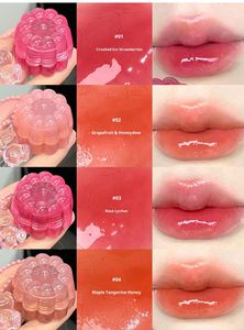 Brillo Labial Humectante Natural, Base de Brillo Labial con Diseño Innovador, Efecto Espejo Brillante, Color Rojo Neutro, Rojo Rosa, Gel Labial - Product Image 6