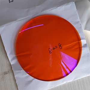 8009 99.9% ánh sáng màu xanh chặn ống kính quang học 100% ống kính cắt màu xanh với màu đỏ cam <span class=keywords><strong>CR39</strong></span> rõ ràng tầm nhìn duy nhất 99% ống kính khối màu xanh - Product Image 4