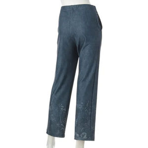 Vaqueros rectos de cintura alta estilo cowboy para mujer, de alta calidad y personalizados. - Product Image 2