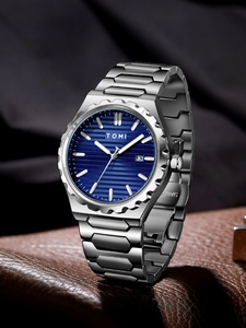 นาฬิกาข้อมือควอตซ์แฟชั่นธุรกิจผู้ชาย <span class=keywords><strong>TOMI</strong></span> T302 ขายส่ง สายสแตนเลสพรีเมียมแบบกำหนดเอง นาฬิกาผู้ชายสำหรับใช้ในชีวิตประจำวัน - Product Image 5