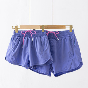 Shorts décontractés pour femmes en molleton français de haute qualité avec taille élastique et poche zippée, logo personnalisé, design été tendance <span class=keywords><strong>Maman</strong></span> et moi - Product Image 6