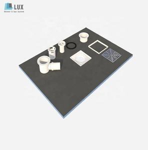 Kit <span class=keywords><strong>de</strong></span> <span class=keywords><strong>bac</strong></span> à <span class=keywords><strong>douche</strong></span> facile à découper Plateau XPS avec grille en acier inoxydable Drain incliné pour salle <span class=keywords><strong>de</strong></span> <span class=keywords><strong>douche</strong></span> - Product Image 5