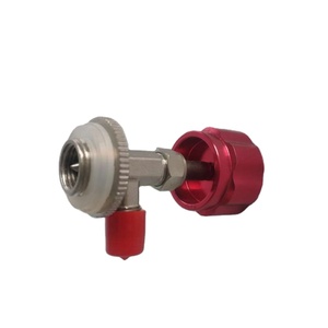 Vanne de sécurité universelle en laiton pour réfrigérant, ouverte, avec pièces HVAC - Product Image 2