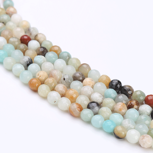 ลูกปัดพลอยธรรมชาติสำหรับทำเครื่องประดับ ประกอบด้วย อาเกตทรงเหลี่ยมเจียระไน คาร์เนเลียน ขนาด 8 มม. และ 3 มม. - Product Image 5