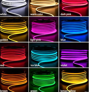 ไฟนีออน LED ซิลิโคน DC12V ปรับความสว่างได้ IP65 ขนาด 6x12 มม. ม้วนละ 50 ม. ตัดได้ทุกๆ 1 ซม./2.5 ซม. ชิป SMD2835 สำหรับป้ายนีออนและโลโก้ - Product Image 4